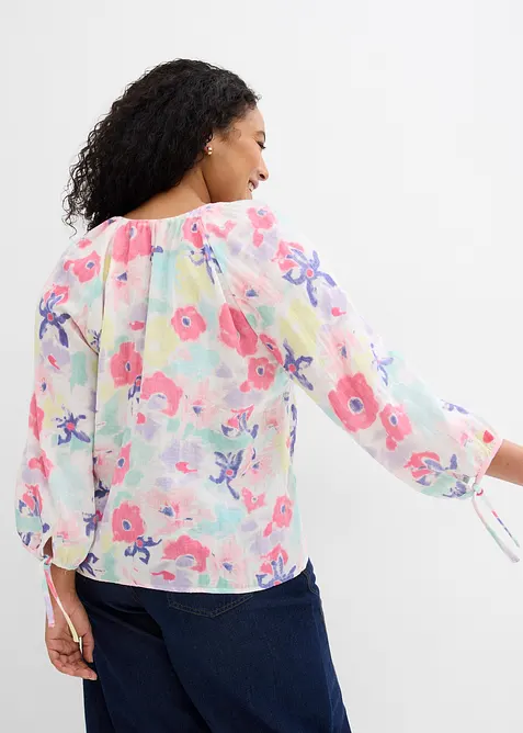 Mušelínová halenka z čisté bavlny, bonprix