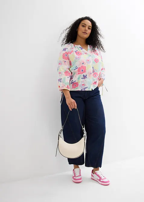 Mušelínová halenka z čisté bavlny, bonprix