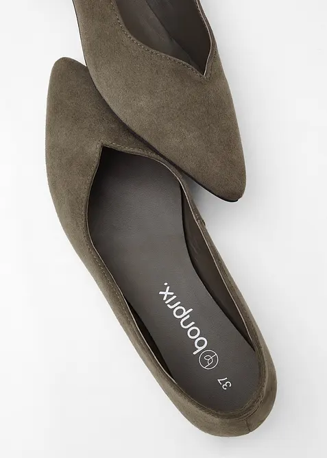 Baleríny z kůže, bonprix