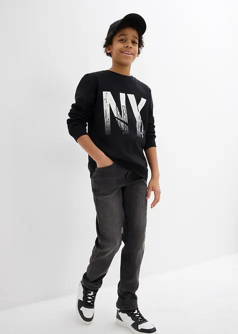 Mikina z měkké bavlněné směsi, bonprix