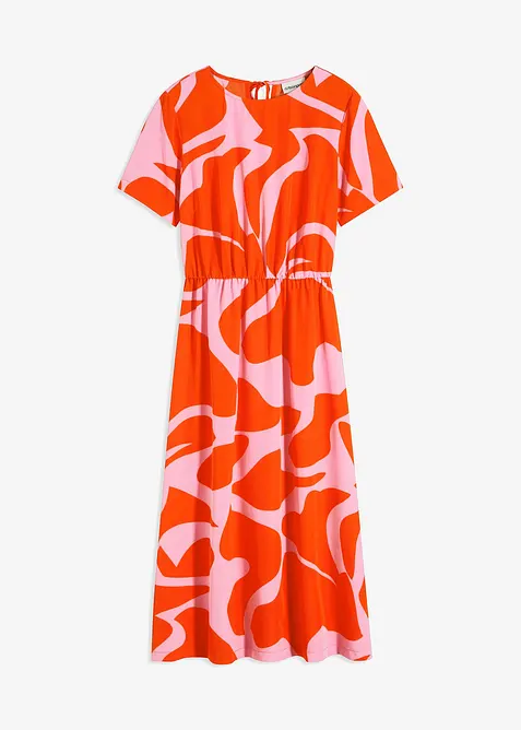 Midi šaty s potiskem, bonprix