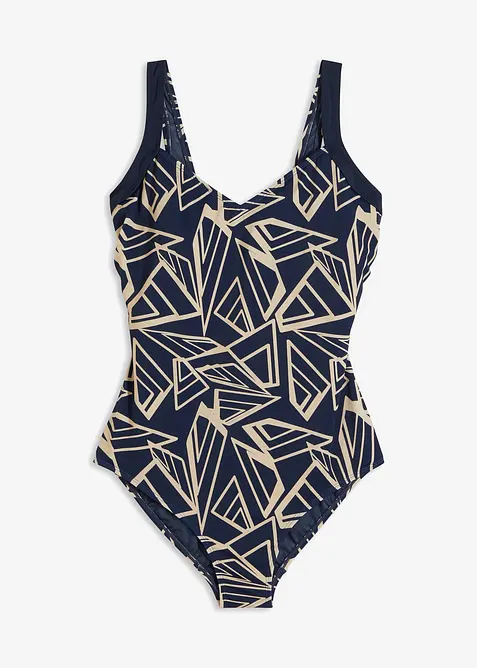 Stahovac&iacute; jednod&iacute;ln&eacute; plavky, středn&iacute; tvarovac&iacute; efekt, bonprix