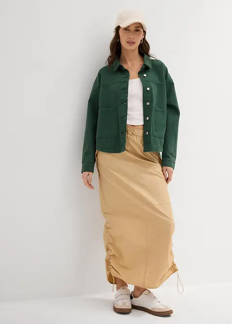 Košilová bunda z čisté bavlny, bonprix