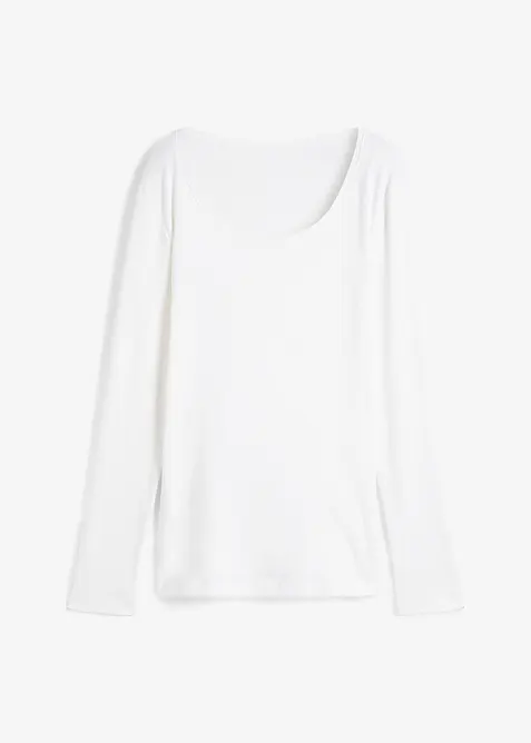 Tričko s dlouhým rukávem, z čisté organické bavlny, bonprix