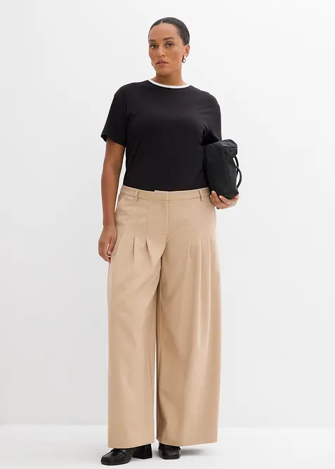 Tričko s kontrastním detailem, bonprix