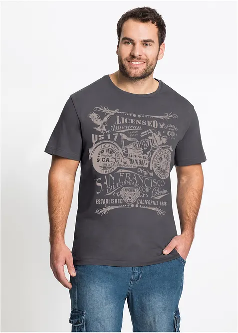 Tričko z čist&eacute; bavlny, bonprix