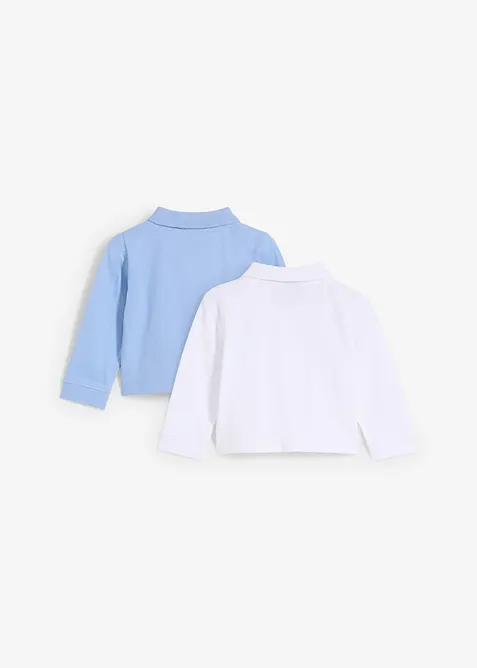 Polo tričko z piké, čistá bavlna (2 ks v balení), bonprix