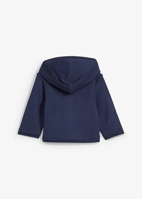 Univerzální oboustranná mikina na zapínání s kapucí, bonprix