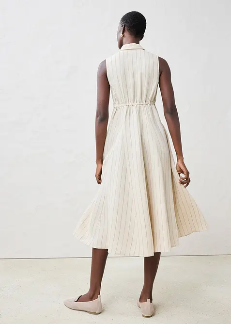 Košilové šaty z čistého lnu, bonprix