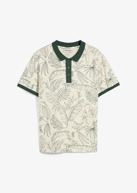 Triko polo z organick&eacute; bavlny, bonprix