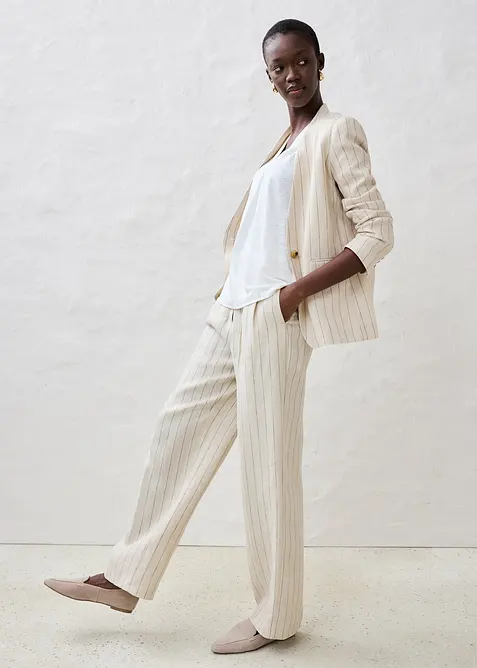 Tričko z čist&eacute;ho lnu, bonprix