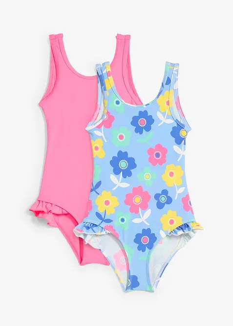 Jednodílné plavky (2 ks v balení), bonprix