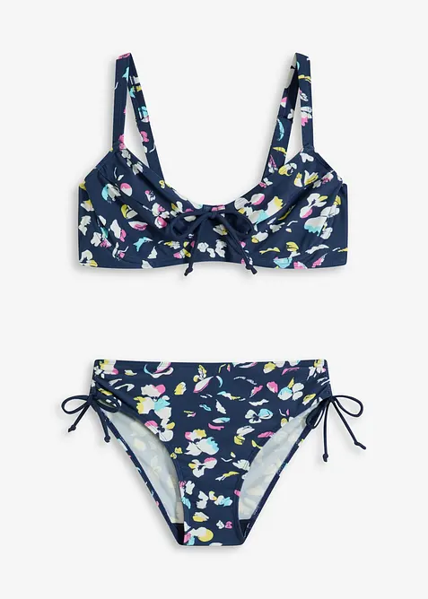 Zmenšovací bikiny s vázačkami (2dílná souprava), bonprix