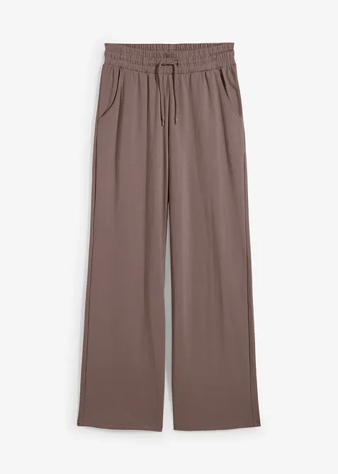 Žerzejov&eacute; kalhoty z interlocku, bonprix