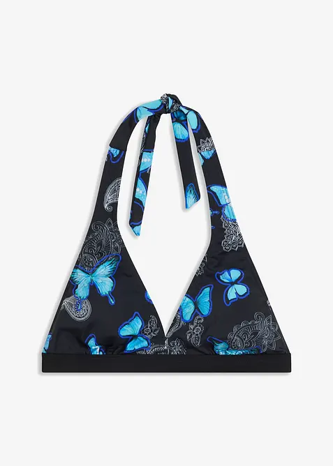 Bikinový top s ramínkem za krk, bonprix