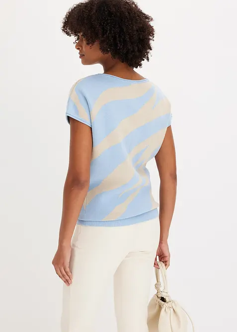 Svetr z jemného úpletu, s třpytivou přízí, bonprix