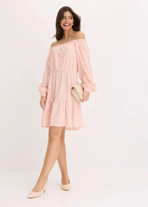 Carmen šaty s potiskem, bonprix