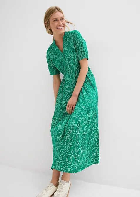 &Scaron;irok&eacute; midi &scaron;aty z čist&eacute; bavlny, bonprix