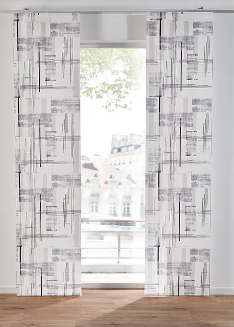Posuvná záclona s grafickým potiskem (1 ks v balení), bonprix