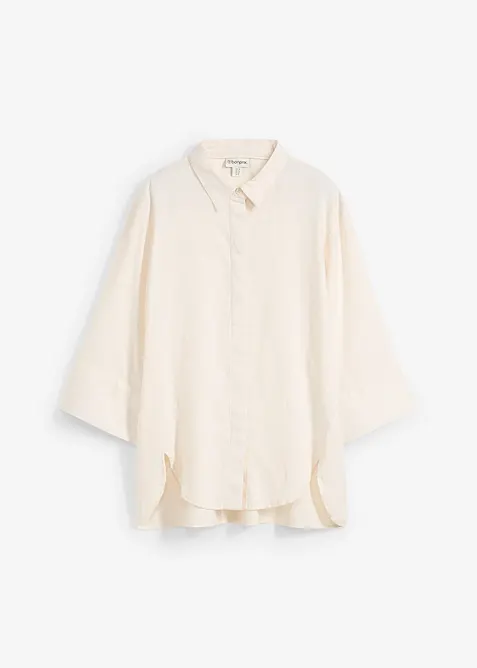 Ko&scaron;ilov&aacute; halenka z chladiv&eacute; směsi se lnem, bonprix