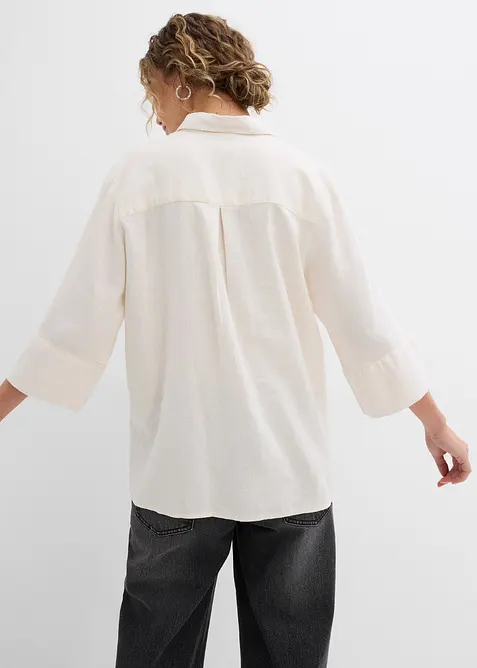 Ko&scaron;ilov&aacute; halenka z chladiv&eacute; směsi se lnem, bonprix