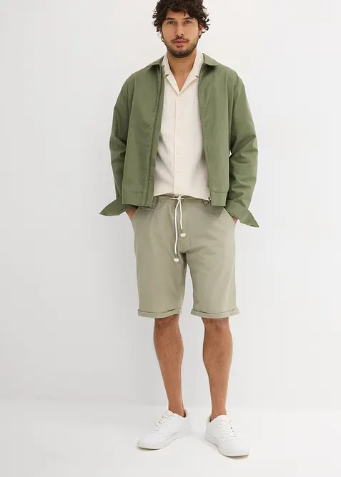 Bermudy Regular Fit se lnem, bonprix