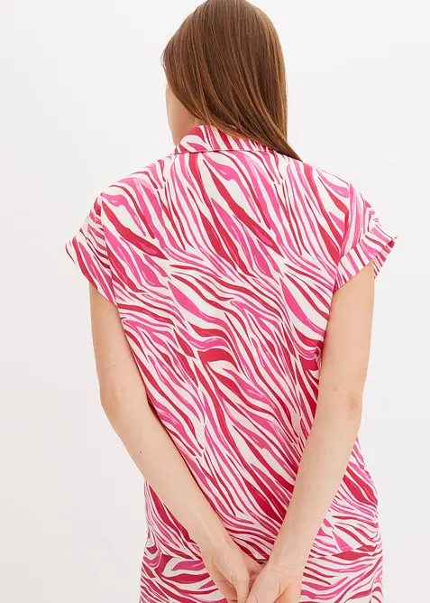 Halenka ze splývavého saténu, bonprix