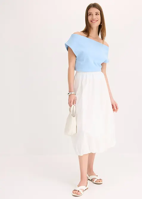 Balonová sukně z čisté bavlny, bonprix