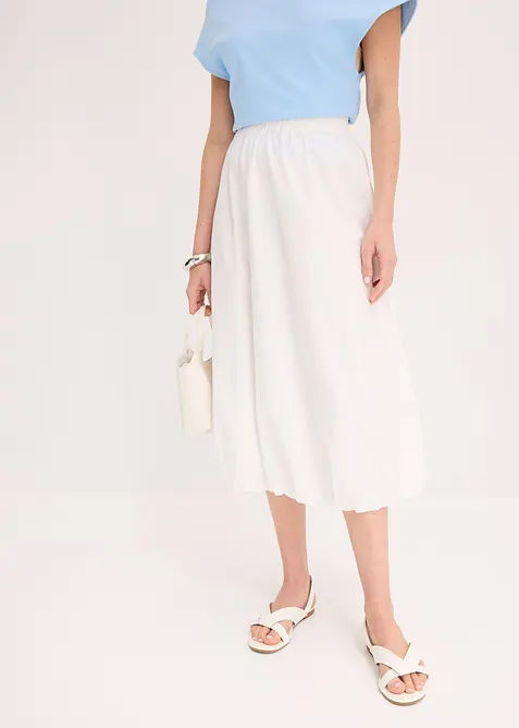 Balonová sukně z čisté bavlny, bonprix