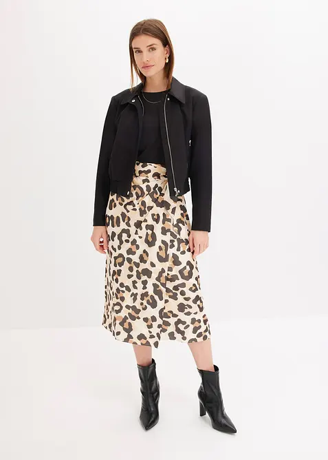 Zavinovac&iacute; sukně z jemn&eacute; visk&oacute;zov&eacute; směsi, bonprix