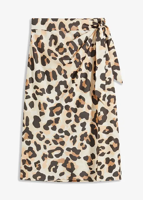 Zavinovací sukně z jemné viskózové směsi, bonprix