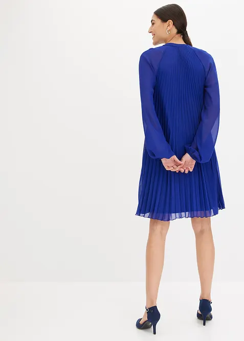 Minišaty s plisováním, z jemného šifonu, bonprix