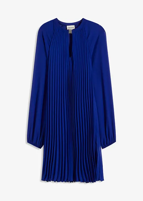 Minišaty s plisováním, z jemného šifonu, bonprix