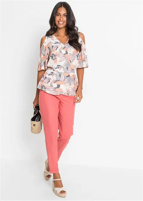 Lněné kalhoty, bonprix