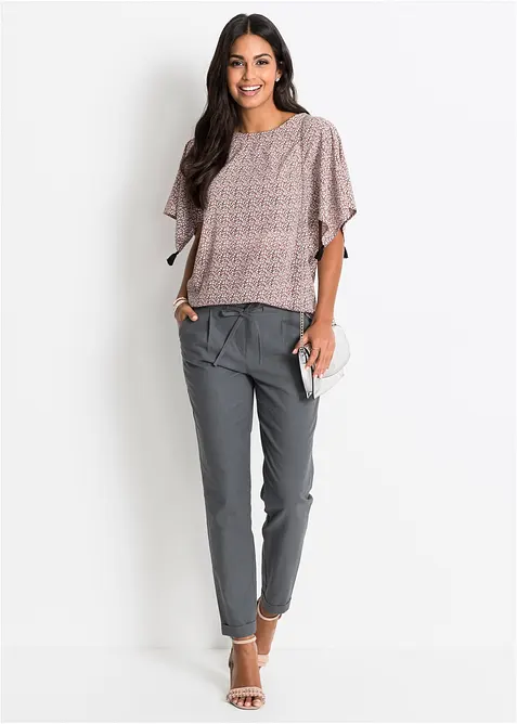 Lněn&eacute; kalhoty, bonprix