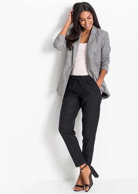 Lněn&eacute; kalhoty, bonprix