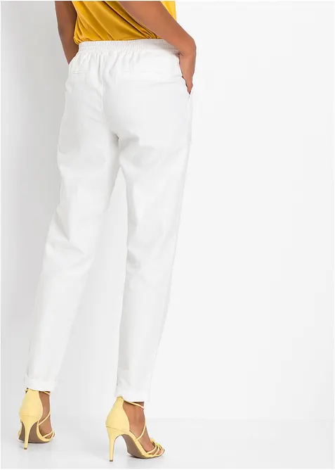 Lněn&eacute; kalhoty, bonprix