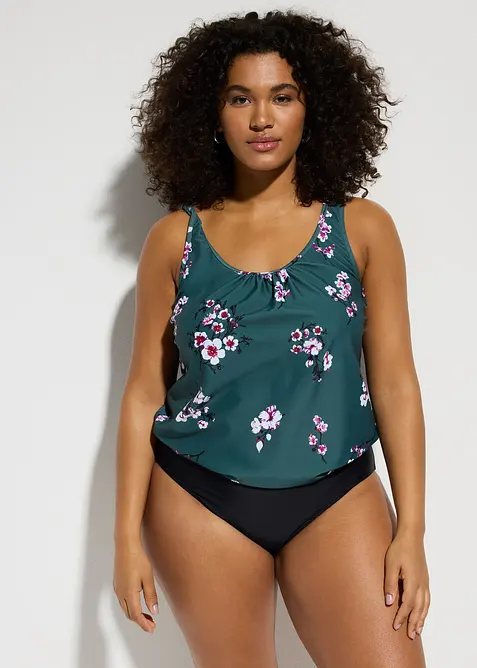 Jednodílné plavky s balónovým tvarem, bonprix