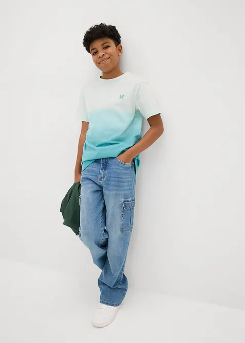 Tričko s barevným přechodem, z čisté organické bavlny, bonprix