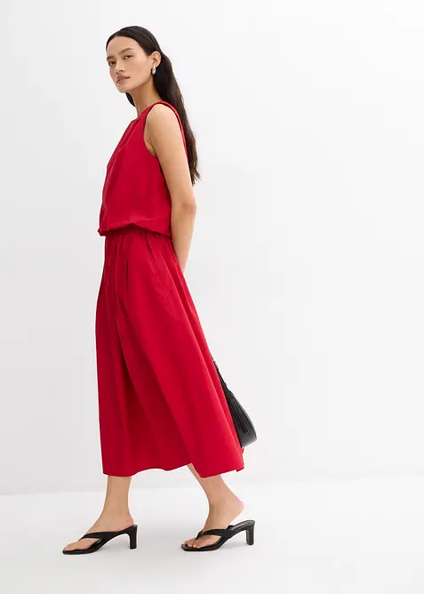 Midi sukně z čisté bavlny, bonprix