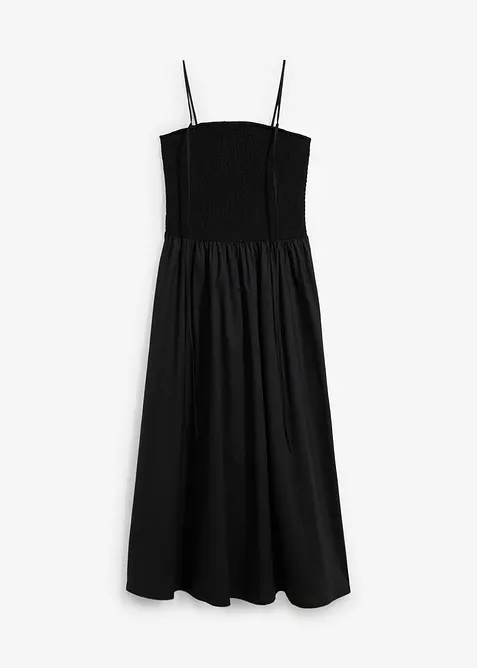 Midi šaty s různými variantami ramínek, bonprix