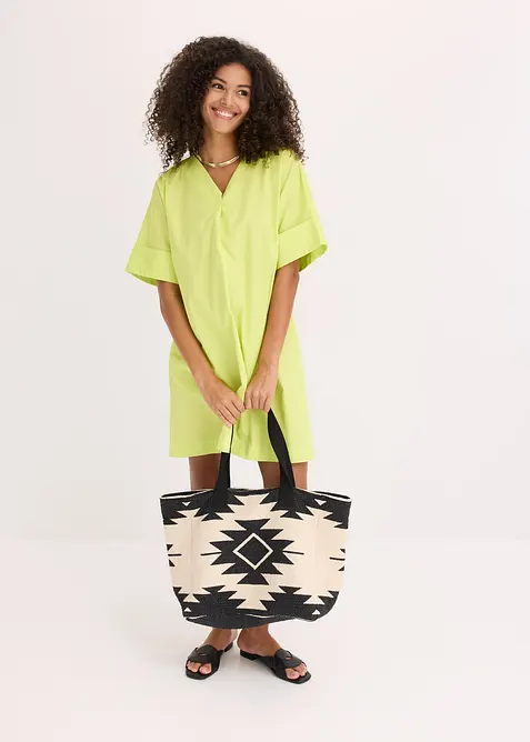 Tunikové šaty z čisté organické bavlny, bonprix