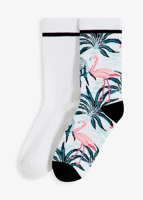 Tenisové ponožky s organickou bavlnou a s froté na chodidle (2 ks v balení), bonprix