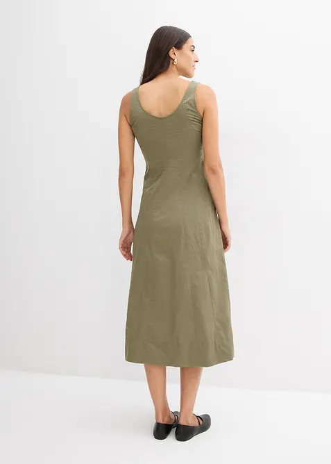 Midi šaty se svislými švy, bonprix