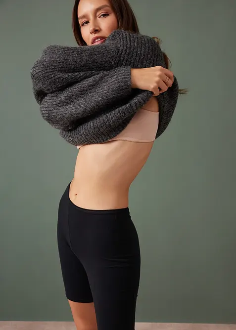 Dlouh&eacute; d&aacute;msk&eacute; boxerky s organickou bavlnou (4 ks v balen&iacute;), bonprix