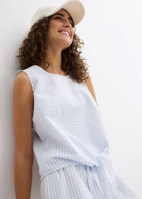 Halenkový top z čisté bavlny, bonprix