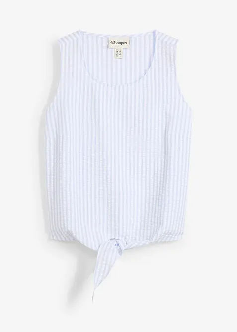 Halenkový top z čisté bavlny, bonprix