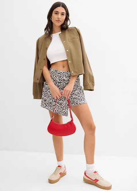 Kalhotov&aacute; sukně z pevn&eacute;ho interlockov&eacute;ho materi&aacute;lu, bonprix