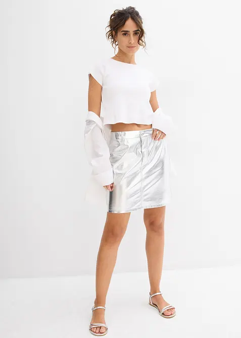 Minisukně s metalickým vzhledem, bonprix