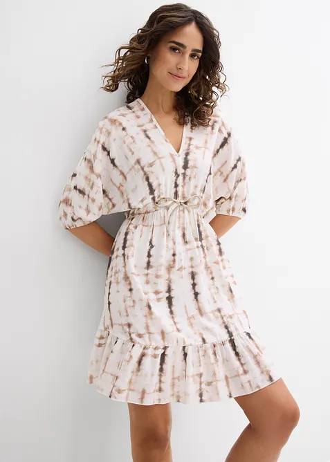 Krátké šaty ze splývavé viskózy, bonprix